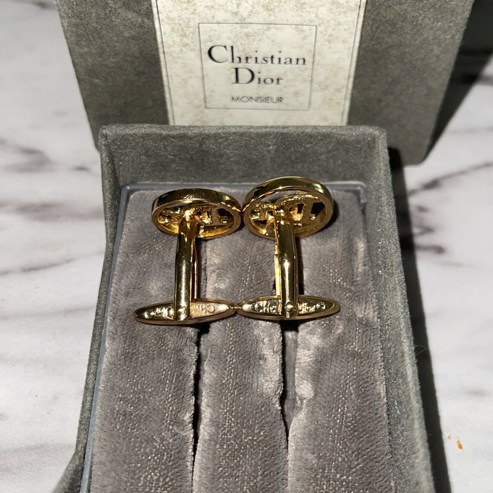 Christian Dior cufflinks 100% Authentic - Picture 8 of 8